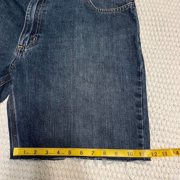 Carhartt Men's Relaxed Fit Cut Off Denim Shorts Size 38 Medium Wash Jeans 100115 - Picture 12 of 13